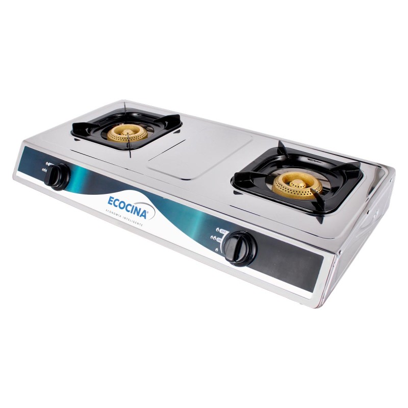 Estufa a gas de mesa con 2 quemadores QH-A2 Ecocina