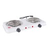 Parrilla eléctrica de 2 quemadores blanca SW-23032-B Fumetax