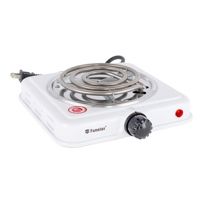 Parrilla eléctrica de 1 quemador blanca SW-23031-B Fumetax