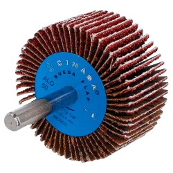 Rueda flap con vástago 2" x 1" x 1/4" grado 50 X-89 Cinasa