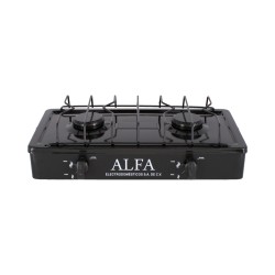 Parrilla de gas de 2 quemadores Negra 303 ALFA