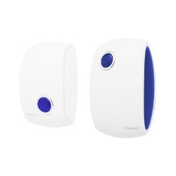 Timbre inalámbrico con clavija Azul 2643 Sanelec