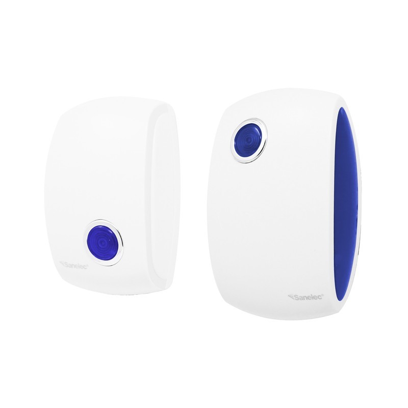 Timbre inalámbrico con clavija Azul 2643 Sanelec