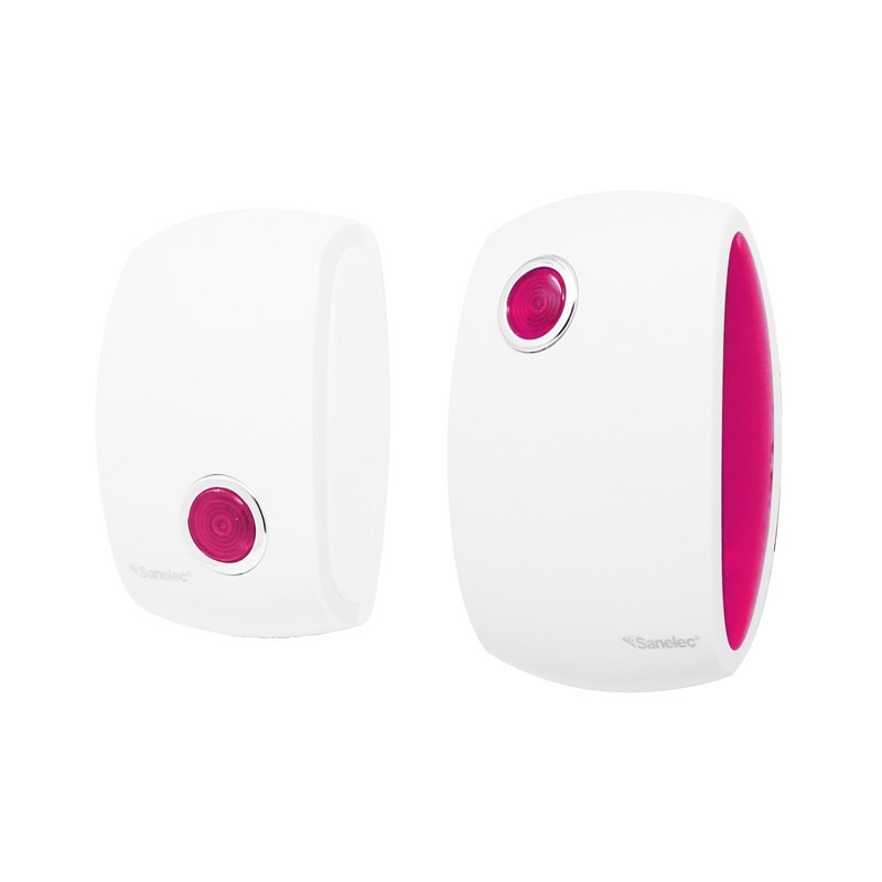 Timbre inalámbrico con clavija Rosa 2634 Sanelec