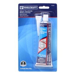 Silicón translúcido baños y cocinas 85 gr TC4131 Toolcraft