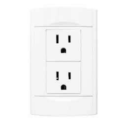 Placa con 2 contactos 4445 Sanelec