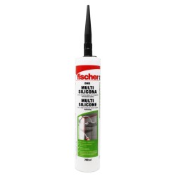 Silicón multiusos DMS negro 280 ml Fischer