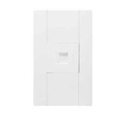 Placa con conector para teléfono 4107 Adir