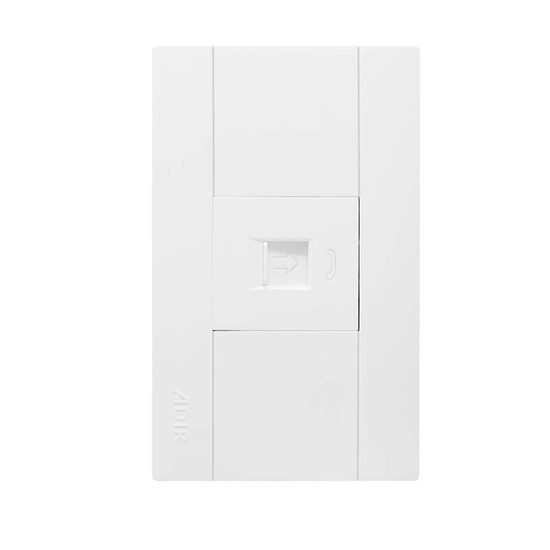 Placa con conector para teléfono 4107 Adir