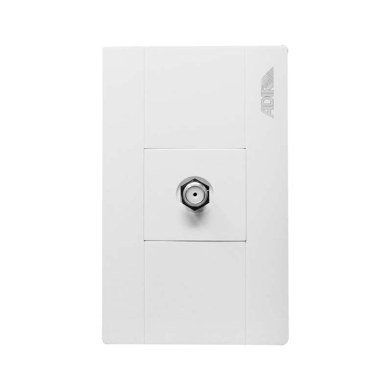 Placa con conector para televisor 4106 Adir