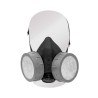 Mascarilla respirador de 2 filtros TC1809 Toolcraft