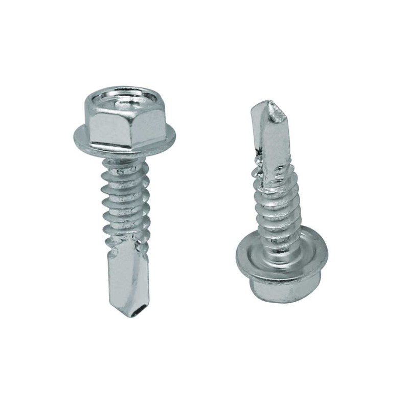 Tornillo hexagonal punta broca 1/4" x 1" 100 piezas Celta Tornillos