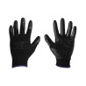 Guantes de nylon negro con nitrilo sólido #9 51-811 SUK
