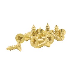 Tornillo para alhajero latón brillante