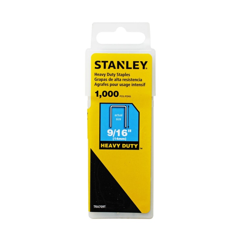 Grapas para trabajo pesado 9/16" TRA709 Stanley