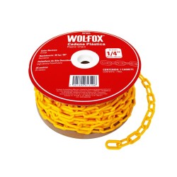 Cadena amarilla de plástico 1/4" WF9355 Wolfox