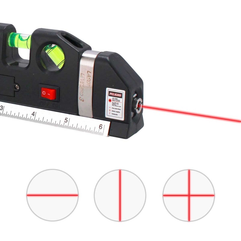 Cinta métrica con nivelador laser 10826 Adir