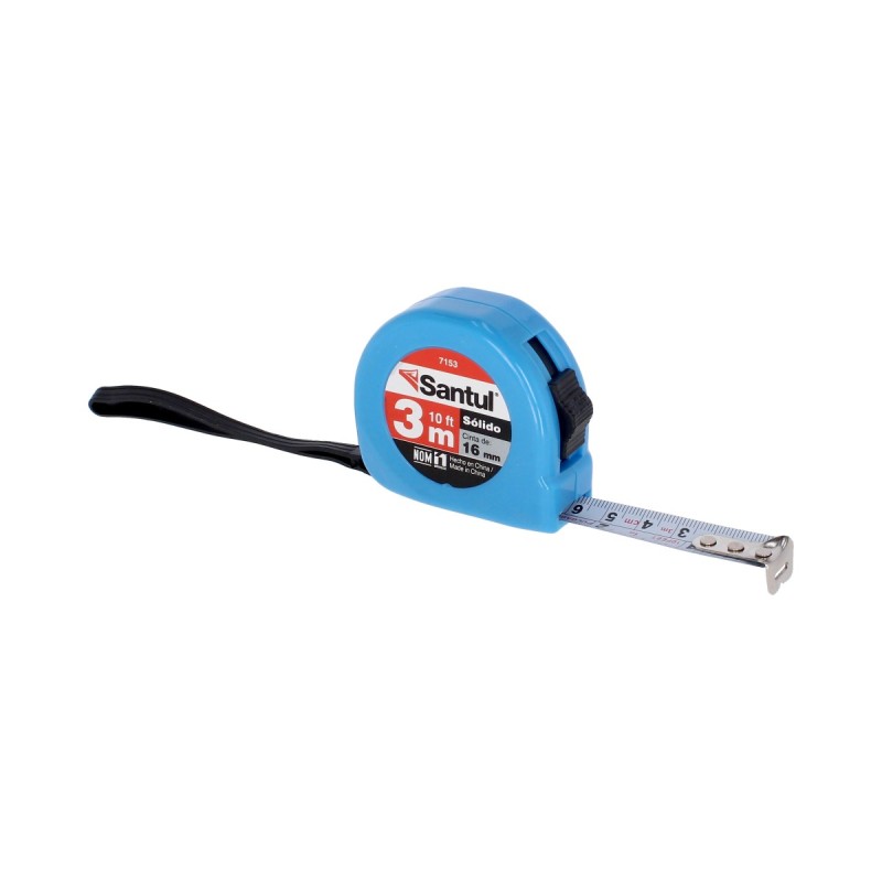 Flexómetro sólido 3 metros x 16 mm 7153 Santul
