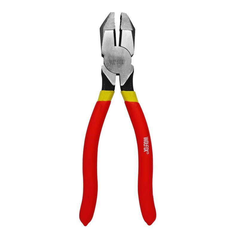 Pinza electricista de uso rudo 9" Wolfox
