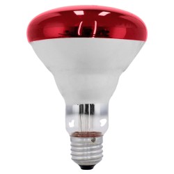 Lámpara incandescente tipo reflector BR30 75 W Rojo 6011 Adir