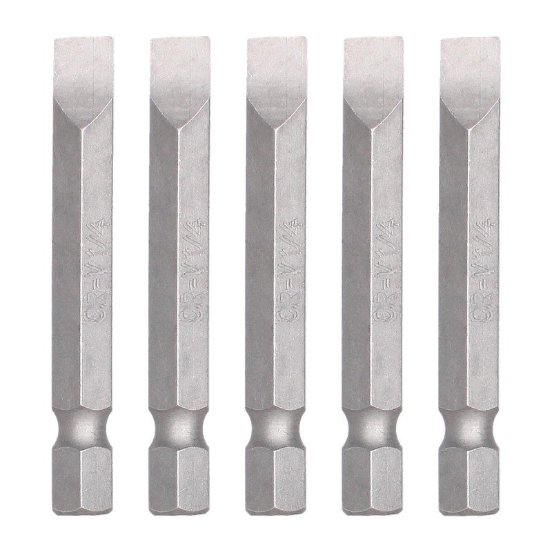 Juego de 5 puntas 1/4" Planas 2" 10613 Adir