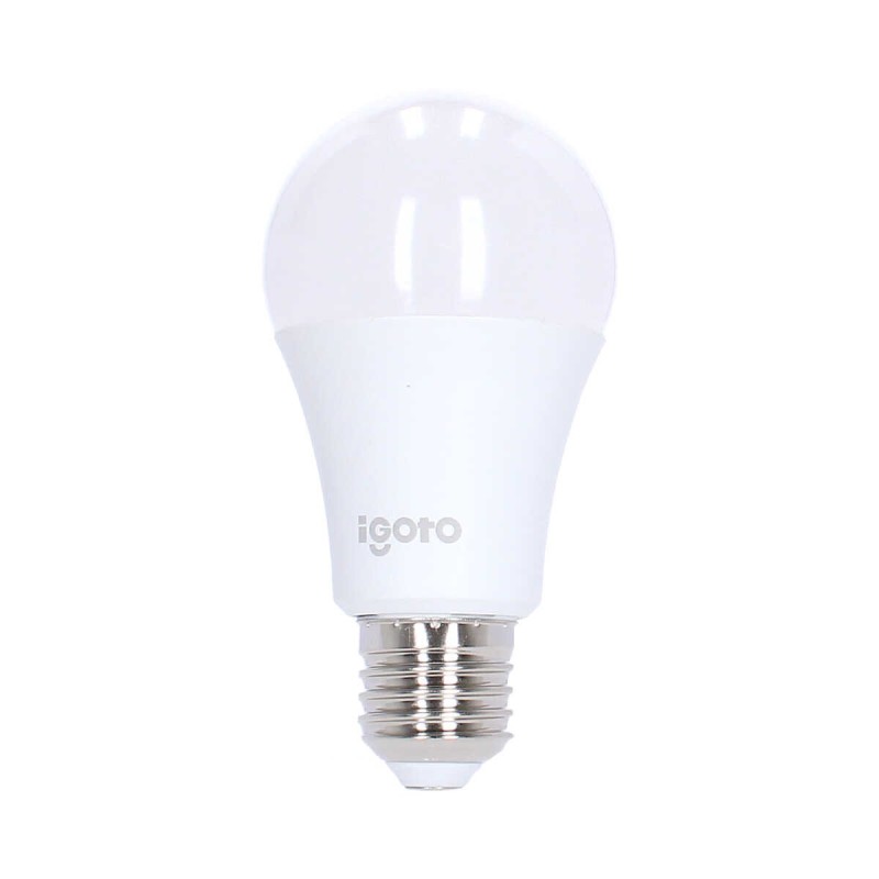 Foco LED A60 12 W 3000 °K Luz cálida F20112 Igoto