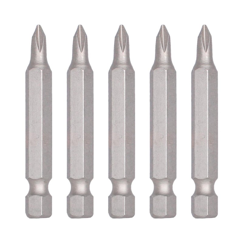 Juego de 5 puntas PH0 Phillips 2" 10609 Adir