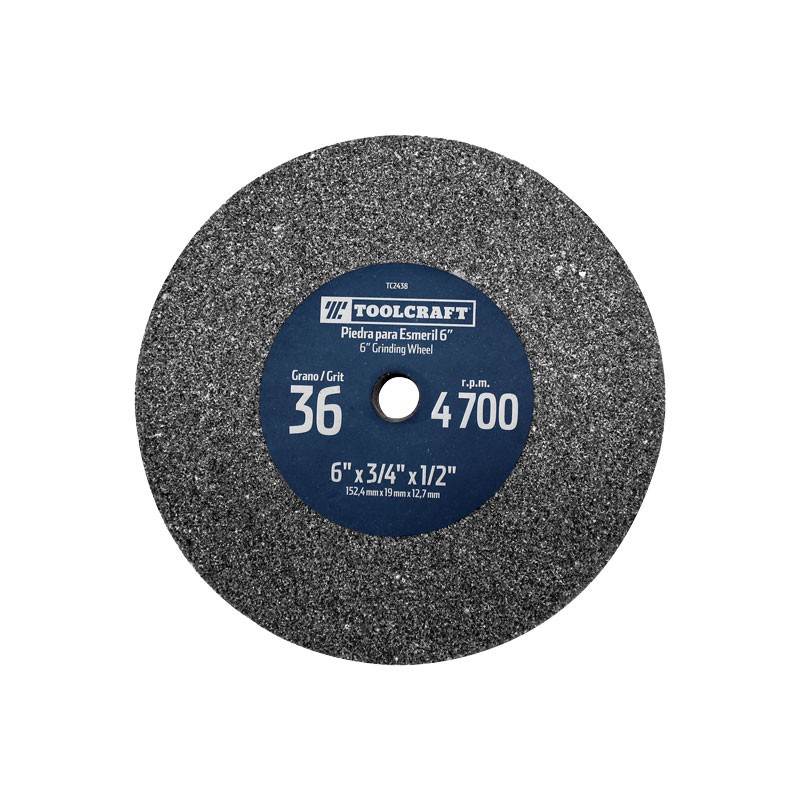 Piedra para esmeril 6" x 3/4" TC2438 Toolcraft