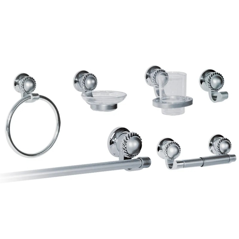 Accesorios para Baño Wilson Acabado en Cromo Satín 2801
