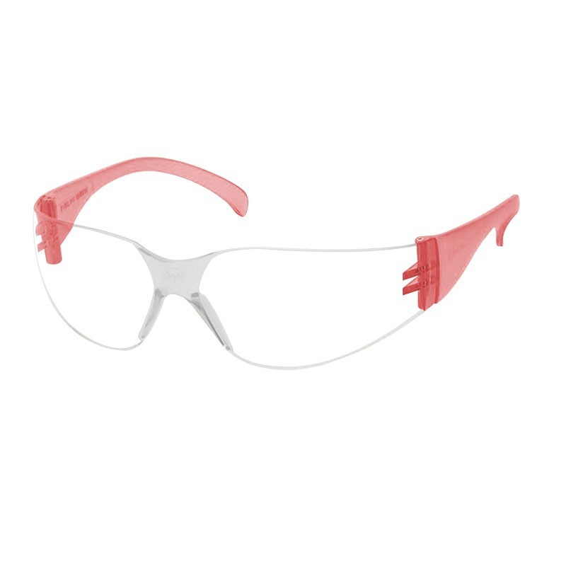 Lentes de seguridad brazo rosa Infra