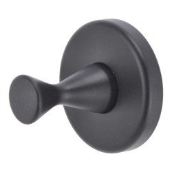 Perchero redondo 50 mm negro mate 792-8070 Herrasa