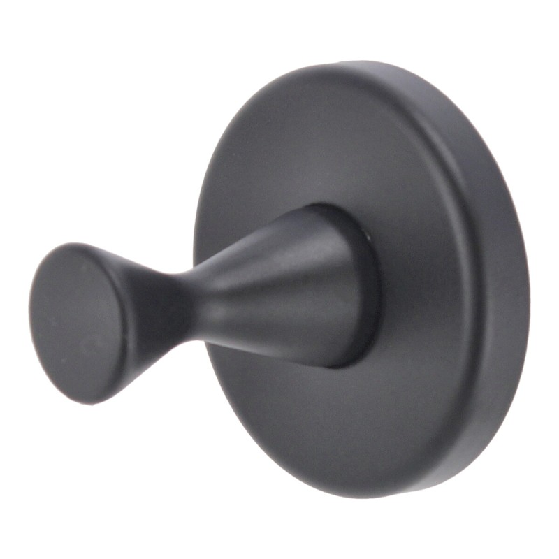 Perchero redondo 50 mm negro mate 792-8070 Herrasa