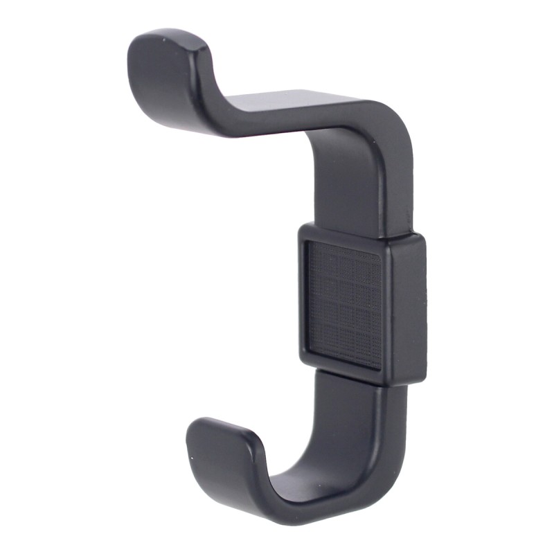 Perchero negro mate doble gancho 792-1490 Herrasa