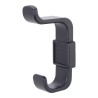 Perchero negro mate doble gancho 792-1490 Herrasa