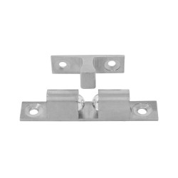 Resbalón doble bala 47 mm cromo satín FH