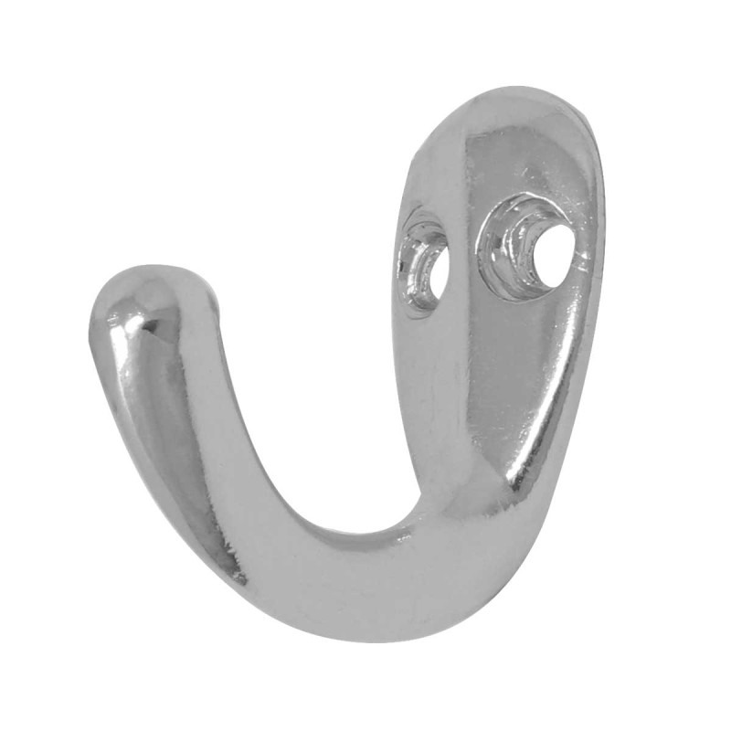 Perchero sencillo níquel satinado 1019 Lusar