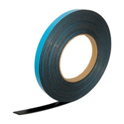 Cinta doble cara negra 24 mm X 50 m Ergy