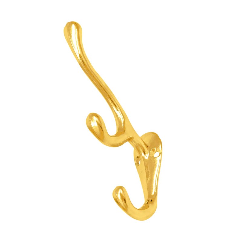 Perchero triple latonado Lusar