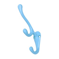 Perchero triple Azul Lusar