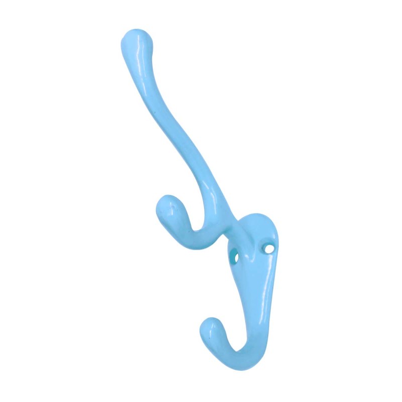 Perchero triple Azul Lusar