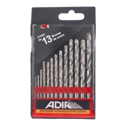 Juego de 13 brocas de alta velocidad 111 Adir