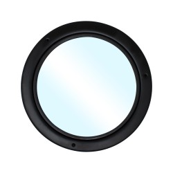 Mirilla de aluminio negro para cocina chica