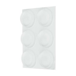 Tope adherible grande transparente