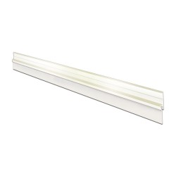 Sellapuertas fijo aluminio blanco 1 m Herralum