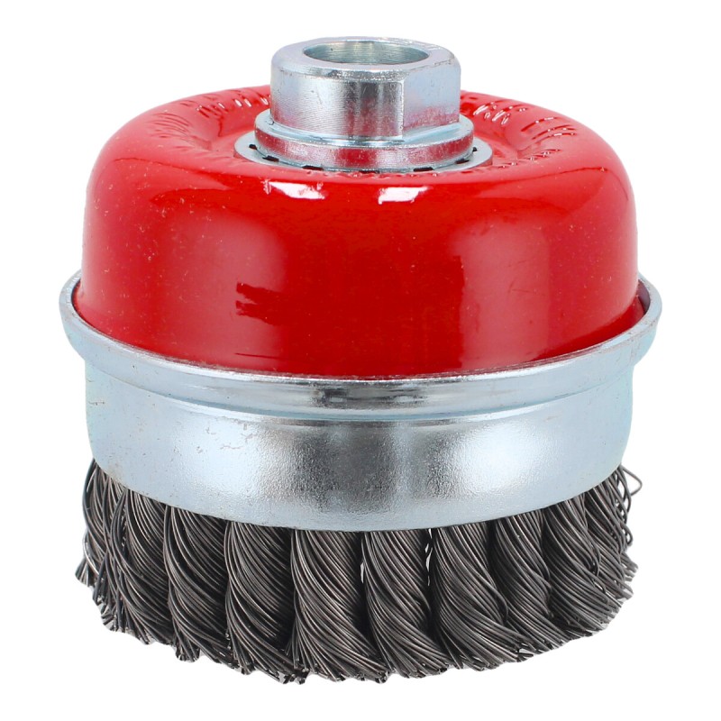 Carda de copa alambre trenzado 4" SW-32030203 Fumetax