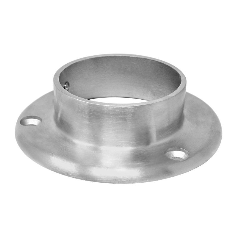 Brida con cuello para tubo de 2" satinado PH002-SN Axcent
