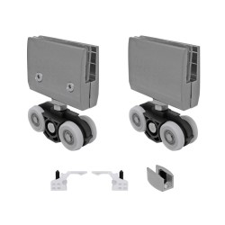 Juego de carretillas para puerta corrediza BRK912 Bruken