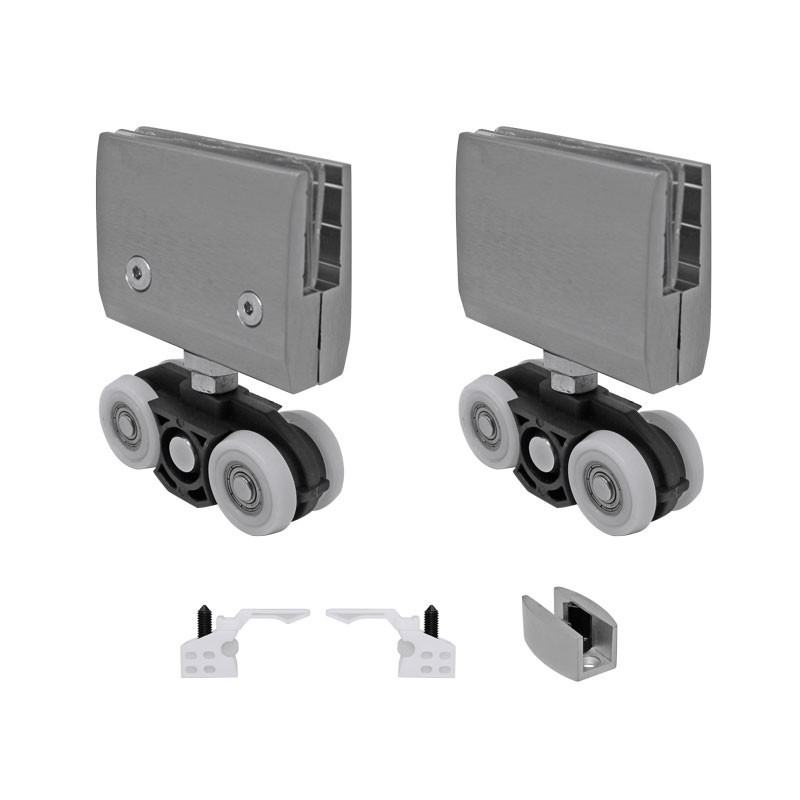 Juego de carretillas para puerta corrediza BRK912 Bruken