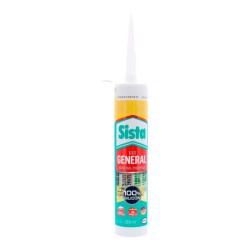 Silicón transparente de uso general F109 Sista