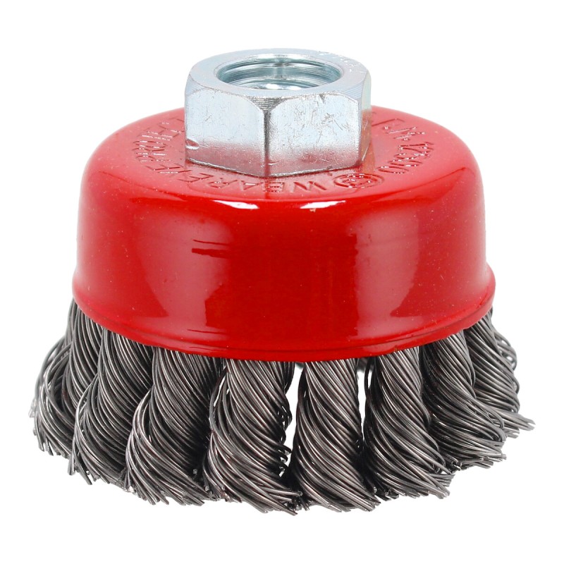 Carda de copa alambre trenzado 2-1/2" SW-32030301 Fumetax